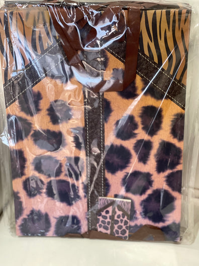 Animal print gift bag